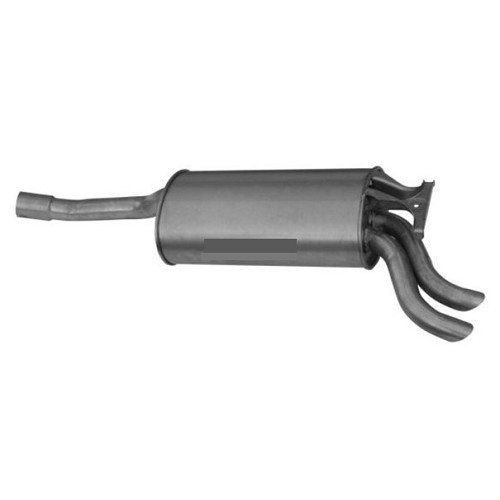  Silencieux d'échappement  pour Mercedes  260 et 300 W124 berline-coupé (1985-1993) - MB01904 