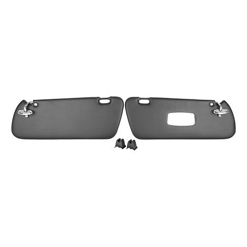  Black sun visors for Mercedes SL W113 Pagoda - Pair - MB02293 