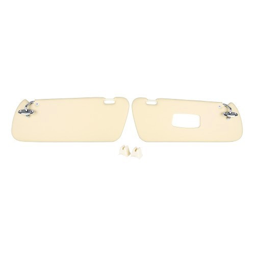  Cream sun visors for Mercedes SL W113 Pagoda - Pair - MB02294 