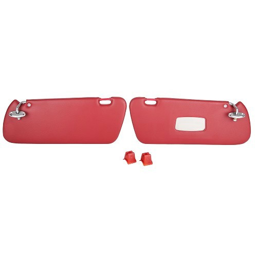  Zonnekleppen Bordeaux voor Mercedes SL W113 Pagode - Paar - MB02295 