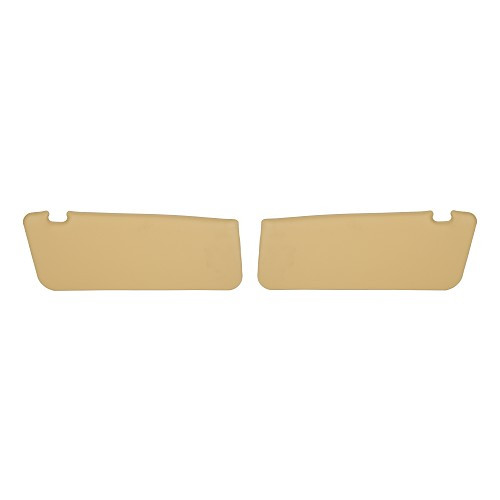 Zonneklep beige voor Mercedes SL R107 - Paar - MB02297