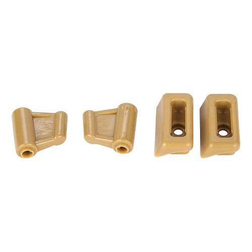 Zonneklep beige voor Mercedes SL R107 - Paar - MB02297