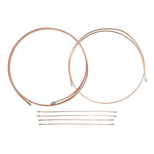  Rigid brake hose kit for Mercedes SL Pagode W113 (1967-1971) - Copper - MB04246 