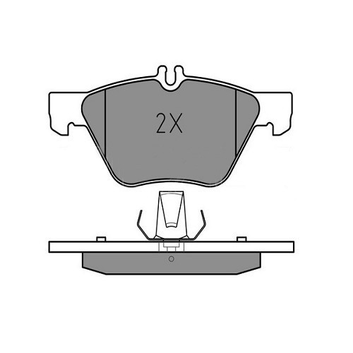  Pastiglie freno anteriori MEYLE per Mercedes SLK 320 R170 - MB04327 