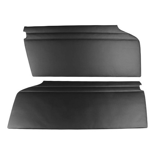  Vinyl deurpanelen voor Mercedes SL W113 Pagode (1966-1971) - Zwart - MB07314 