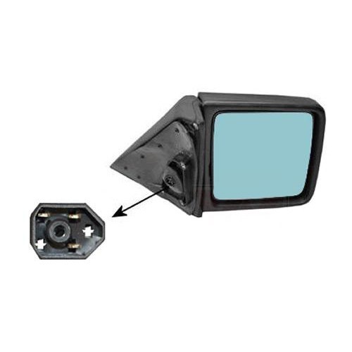  Retrovisor eléctrico exterior derecho para Mercedes Clase E W124 - MB10013 