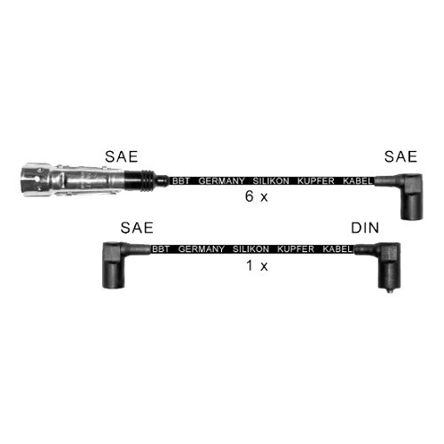  Zündkabel für Mercedes SL 280 R107 - MB33139 