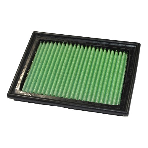  Filtre à air rectangulaire sport GREEN pour MINI II R50 Berline et R52 Cabriolet (09/2000-11/2006) - moteur W10B16 - MC45008 