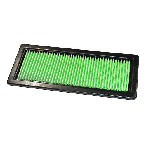  Rechteckiger Sportluftfilter GREEN für MINI III R55 Clubman R56 Limousine und R57 Cabriolet Cooper S (11/2005-07/2010) - Motor N14B16 - MC45014 