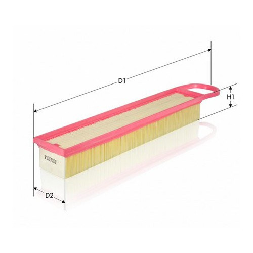 Luchtfilter voor Mini R58 Coupé en R59 Roadster (12/2010-04/2015) - MC45308