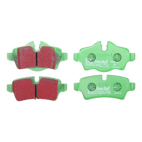 EBC rear brake pads Green for Mini R55 Clubman (10/2006-06/2014) - MH00007