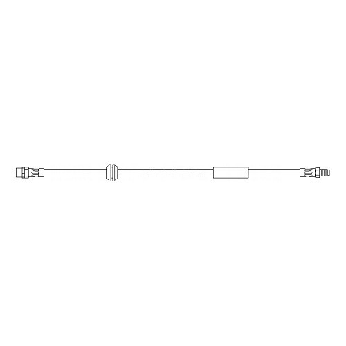 Latiguillo de freno trasero izquierdo o derecho para MINI II R50 R53 Berlina y R52 Cabrio (04/2003-) - MH24610