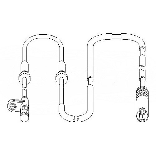 ABS-Sensor hinten links oder rechts für MINI II R50 R53 Limousine und R52 Cabriolet (09/2000-07/2008) - MH25710