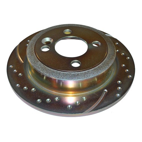 Rear brake discs 259x10mm grooved EBC for MINI II R50 R53 Sedan and R52 Convertible (09/2000-07/2008) - the pair - MH30200E