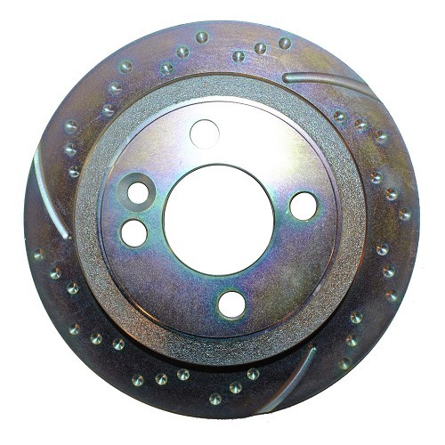 Rear brake discs 259x10mm grooved EBC for MINI II R50 R53 Sedan and R52 Convertible (09/2000-07/2008) - the pair - MH30200E