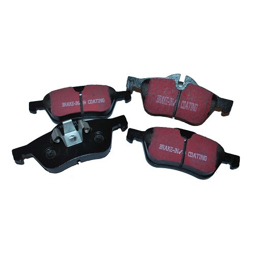 Black EBC Ultimax front brake pads for MINI II R50 R53 Sedan and R52 Convertible (09/2000-07/2008)