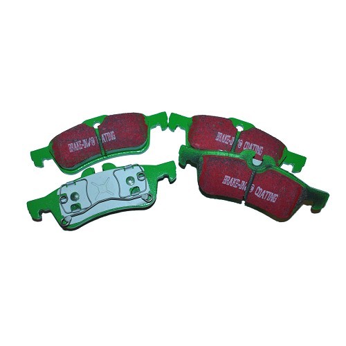 Pastilhas de travão traseiro verde EBC Greenstuff para MINI II R53 Sedan (10/2000-11/2006)