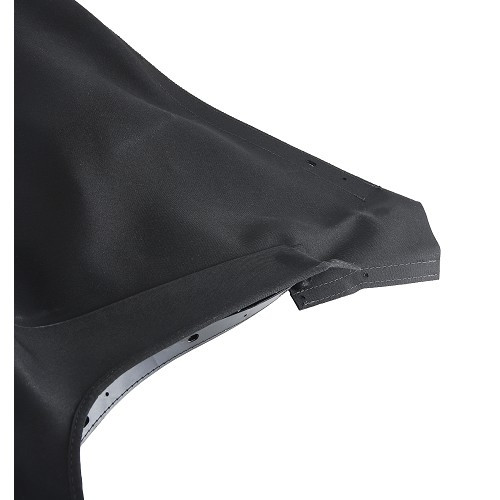 Zwarte Alpaca Mohair Soft Top met PVC achterruit voor Mazda MX5 NA - MX10000