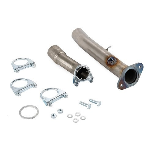 JETEX stainless steel single outlet exhaust system for Mazda MX5 NB and NBFL (1998-2005) - MX10254