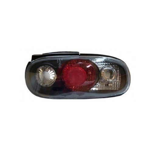  Luzes de cauda preta/cromada para Mazda MX5 NA - par - MX10462 