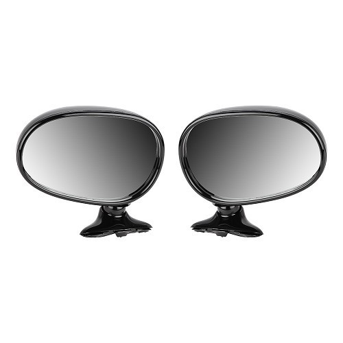  Pair of mirrors for Mazda MX5 NA - Black - MX10588 