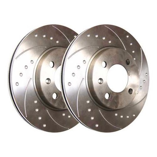  Disques de frein avant rainurés & pointés Sport BREMTECH pour Mazda MX-5 256x18mm - MX10635 