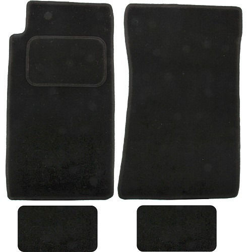  Floor mats for Mazda MX5 NA - Black - MX10766 