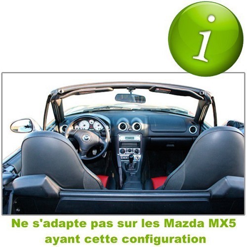 Voorruit voor Mazda MX5 NA en NB 1989-2005 - MX10834