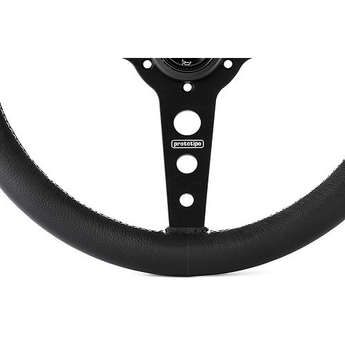 MOMO Prototipo steering wheel with black aluminium spokes - MX10886