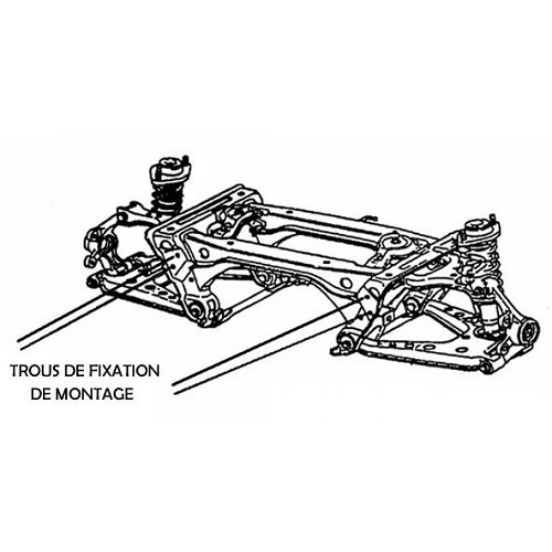 Barra superior del eje trasero para Mazda MX5 NA y NB - MX10987