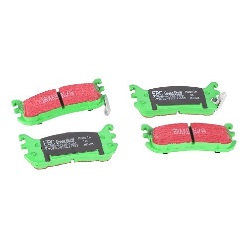  Pastillas de freno traseras EBC verdes para Mazda MX-5 NA, NB y NBFL - MX11245 