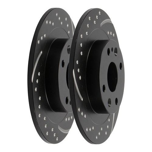 EBC GD Sport grooved/spiked rear brake discs for Mazda MX5 NA, NB and NBFL 1800