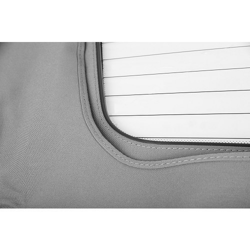 Alpaca Soft Top com janela de vidro para Mazda MX-5 NB e NBFL - Cinza - MX11373