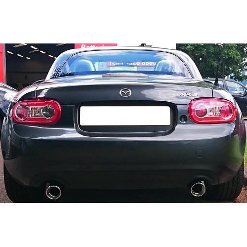  Silenciador de escape em aço inoxidável JETEX para Mazda MX5 NC (2005-2008) - MX11784-1 