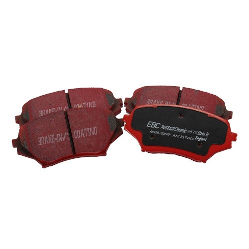 Jeu de plaquettes de frein avant EBC rouges pour Mazda MX5 NC et NCFL - MX12031