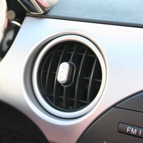 Cerclages argentés satinés bouches de ventilation pour Mazda MX5 NC NCFL - MX12103