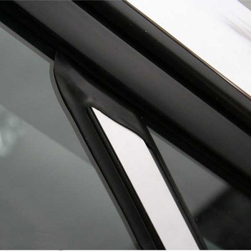  Brushed aluminium fixed quarter light pillar trim for Mazda MX-5 NC - MX12466 