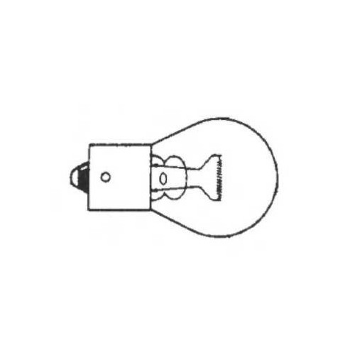 1 Lâmpada 12 V, Branca parapisca ou luz de paragem - MX13071