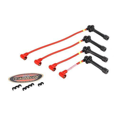  Conjunto de fios de ignição MAGNECOR KV85 vermelho de corrida para MX-5 NA NBFL - MX13126 