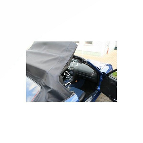 Softtop afdichtingsrail midden rechts voor Mazda MX5 NB en NBFL - MX14261