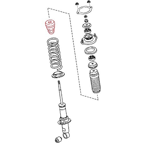 Parachoques de amortiguadores delanteros para Mazda MX-5 NB NBFL - MX15053