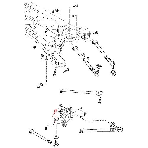 Opschortingsschroef #92 voor Mazda MX-5 NC NCFL - MX15631