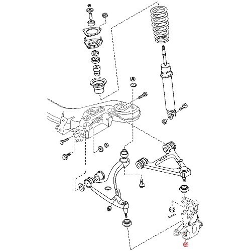 Porca de Suspensão #88 para Mazda MX-5 NCFL - MX15643