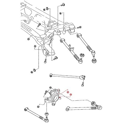 Porca de Suspensão #88 para Mazda MX-5 NCFL - MX15643