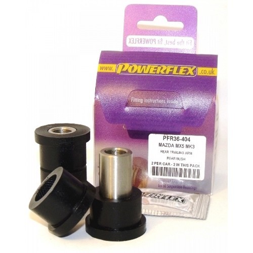  Silentblocks de basculante trasero POWERFLEX para Mazda MX5 NC y NCFL - MX16209 