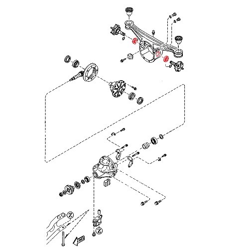 Junta spi de saída de convés para Mazda MX5 NA 1,6L 115hp - MX18184