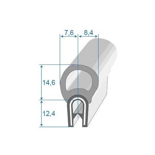  Aanpasbare bagageruimteafdichting voor Mazda MX-5 NA - per meter - MX18883 