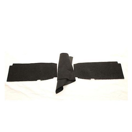  Mazda MX-5 NA Black Trunkwall Carpet Kit - 3 peças - MX20052 