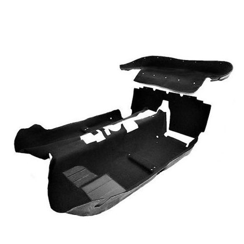 Rubber mats for pedal bulkhead Beetle ->07/59 - Black 111863107 - VB13345 