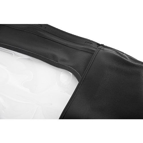 Vinyl top for Mazda MX5 with removable PVC window - Black - Superior quality - MX25018